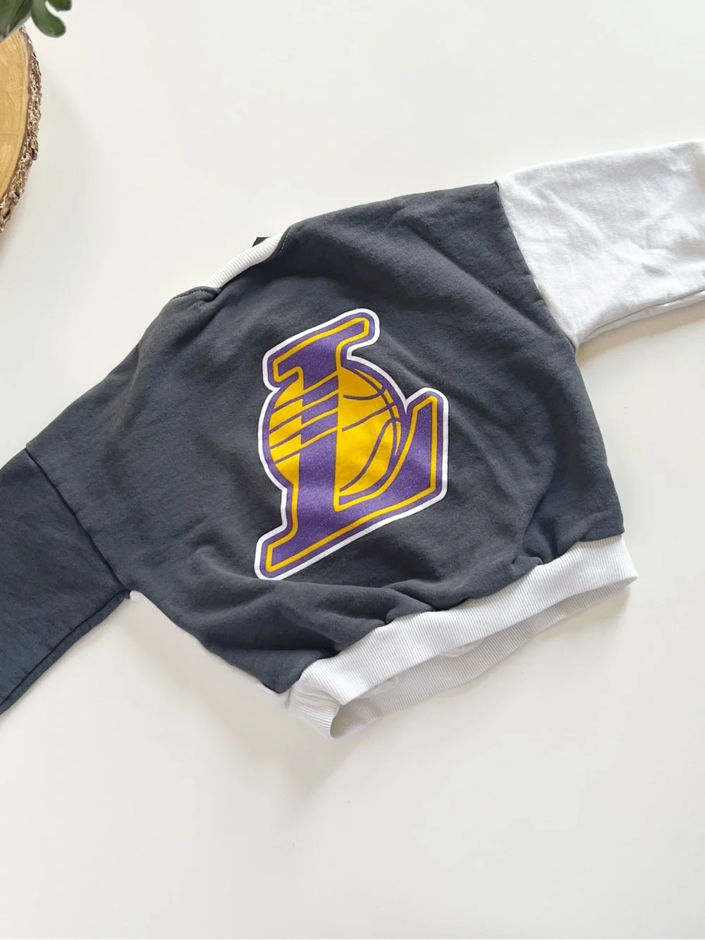 Zara Kids x NBA Los Angeles Lakers Basketball Boxy Sweatshirt | Size 5